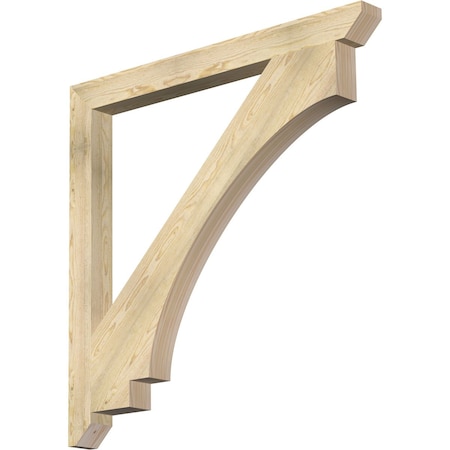 Imperial Slat Rough Sawn Bracket, Douglas Fir, 4W X 48D X 48H